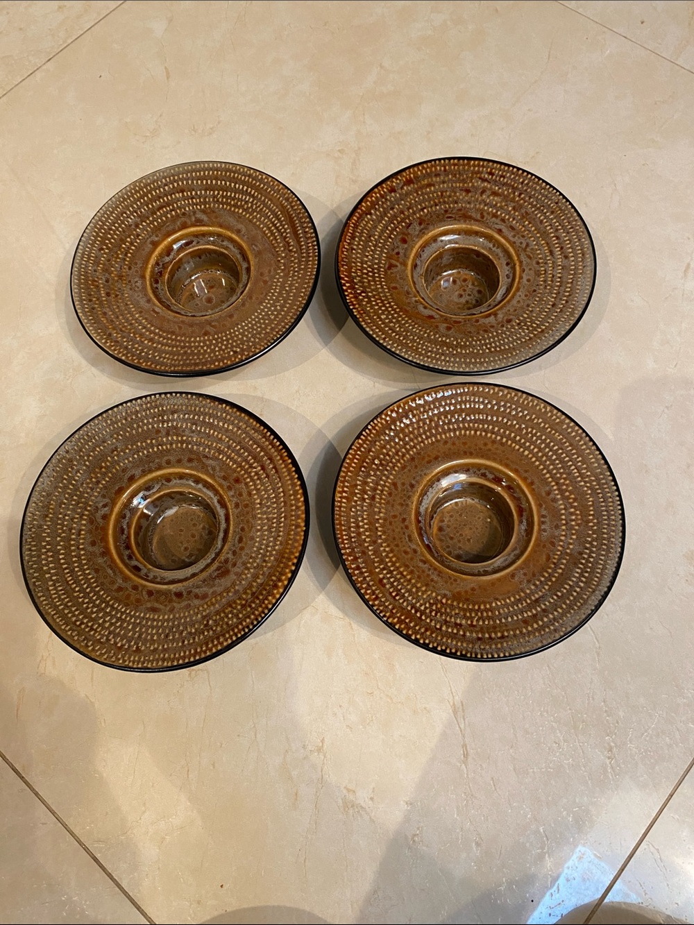 Set of 4 Bowring Savannah Candle Holders